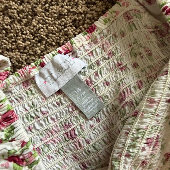 Children’s place floral baby doll dress. Size 14 or size 10/12 - Picture 3 of 5